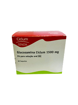 Glucosamina Ciclum MG, 1500 mg x 60 pó solução oral saquetas 