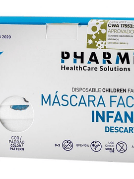 Máscara Infantil Menino (Caixa)