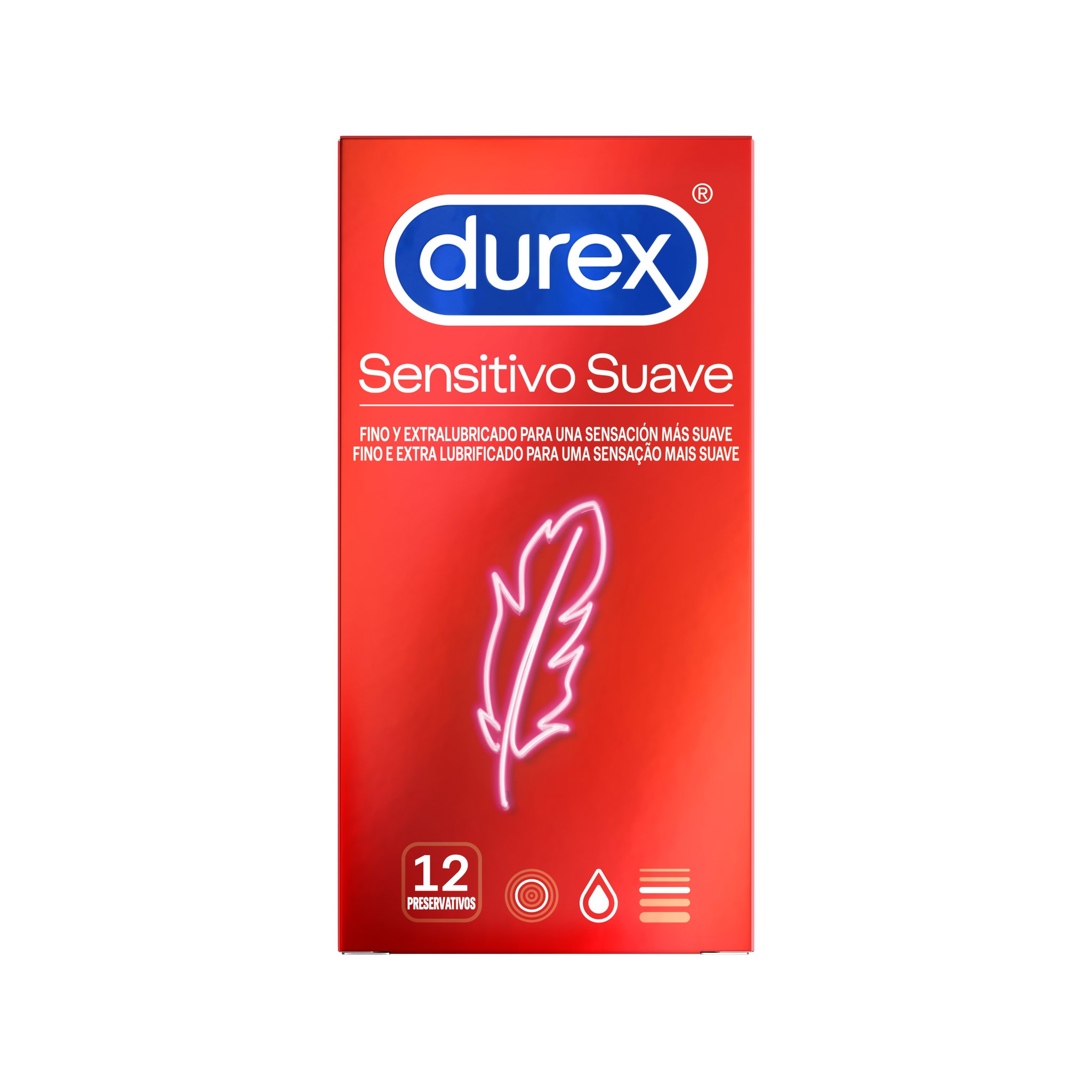 Durex Sensitivo Suave x12 Preservativos