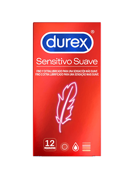 Durex Sensitivo Suave x12 Preservativos