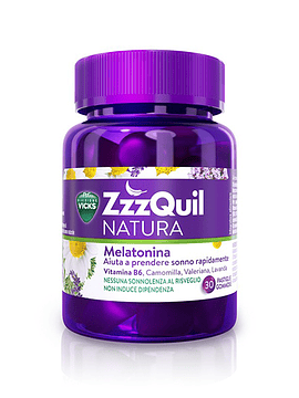 Vicks Zzzquil Natura Gomas Melatonina x30 Unidades