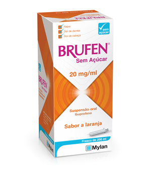 Brufen Sem Açúcar, 20 mg/mL-200mL x 1 suspensão oral mL
