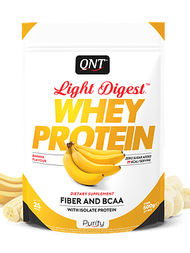 QNT Whey Protein Light Digest Sabor Banana 500g