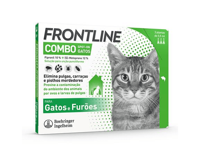 Frontline Combo Gatos x3 Pipetas