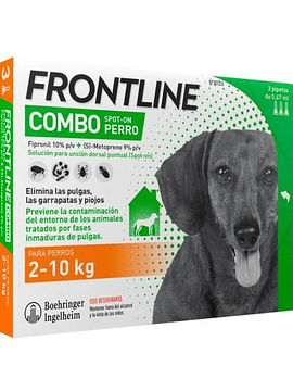 Frontline Combo Cães 2-10Kg x3 Pipetas