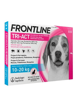 Frontline Tri-Act Cão 10-20Kg x3 Pipetas