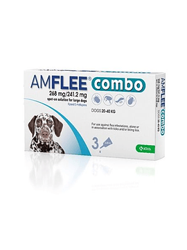Amflee Combo 20-40Kg x3 Pipetas
