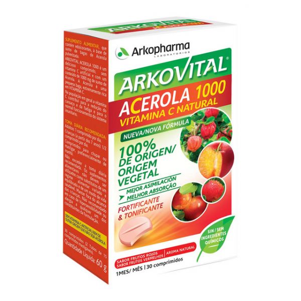 Arkovital Acérola 1000 15 Comprimidos