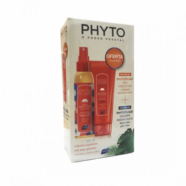 Phyto Phytoplage Pack Óleo Sublimador Pós-Solar 150ml + Shampoo/Gel Duche 200ml