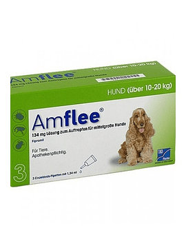 Amflee Spot On 134mg 10-20Kg x30 Pipetas