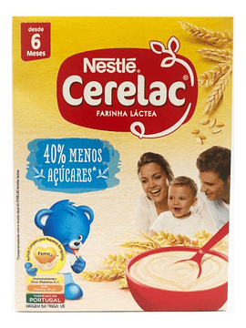 Nestlé Cerelac Farinha Láctea -40% Açúcares 250g