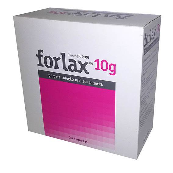 Forlax 10g 20 Saquetas Pó para Solução Oral