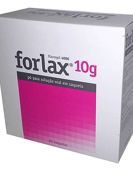 Forlax 10g 20 Saquetas Pó para Solução Oral