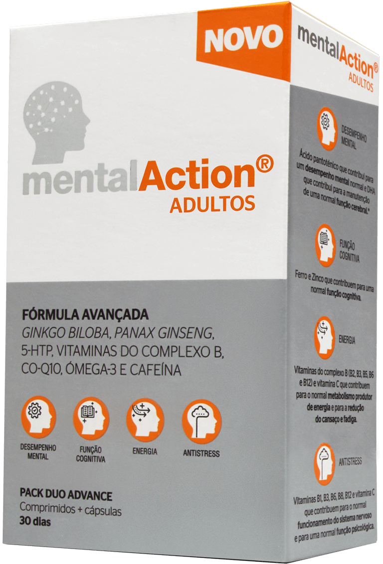 MentalAction Adultos 30 Comprimidos + 30 Cápsulas