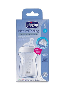 Chicco Biberão NaturalFeeling Vidro 0m+ 250ml