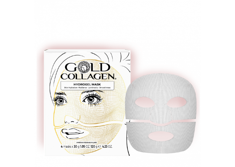 Gold Collagen Hydrogel Mask x4 Unidades