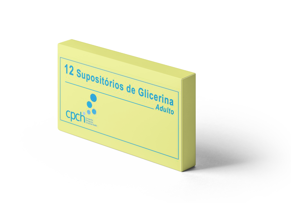 Supositórios de Glicerina (F.P.) Adulto, 1970 mg x 12 supositórios