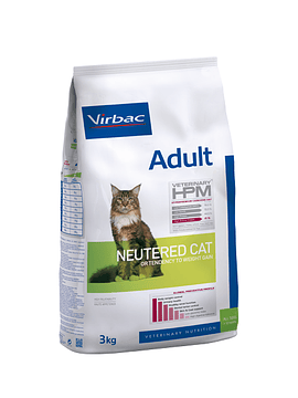 Virbac Ração Seca HPM Adult Neutered Cat 3Kg