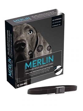 Merlin Coleira Cães  Antiparasitária 1,04g x1 Unidade