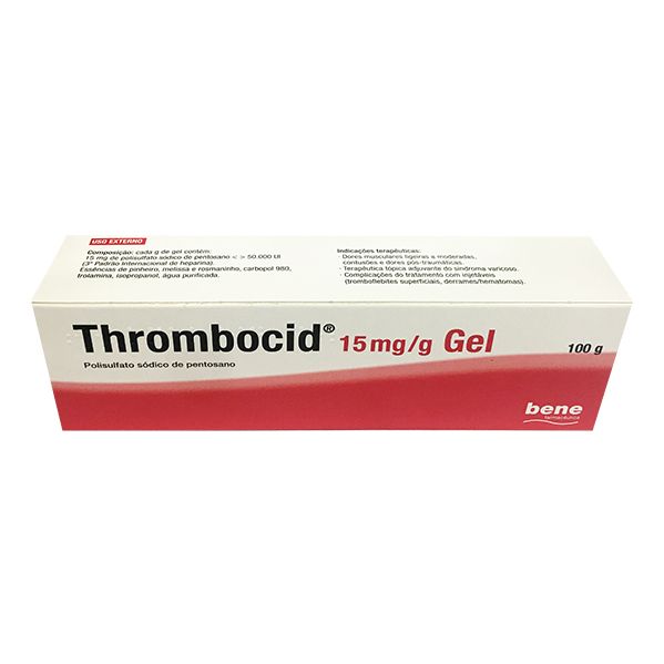  Thrombocid Gel 15mg/g 100g