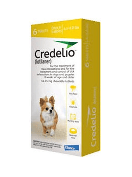 Credelio 56,25mg 1,3-2,5Kg 6 comprimidos