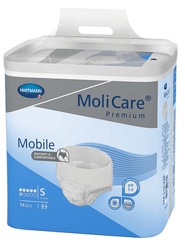 MoliCare Premium Mobile 6 Gotas Tam S x14 Unidades