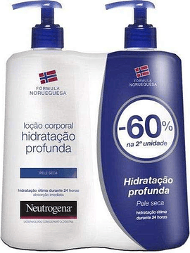 Neutrogena Hidratação Profunda Loção Corporal PS 2x750ml