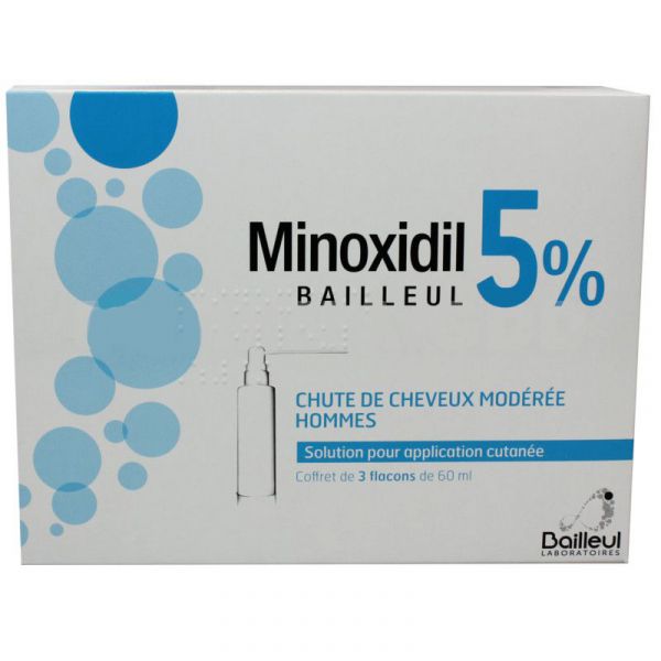 Minoxidil Biorga com Aplicador 50mg/mL 3x60ml