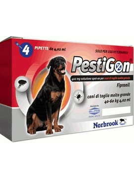Pestigon Cães 40-60kg 402 mg 24 pipetas