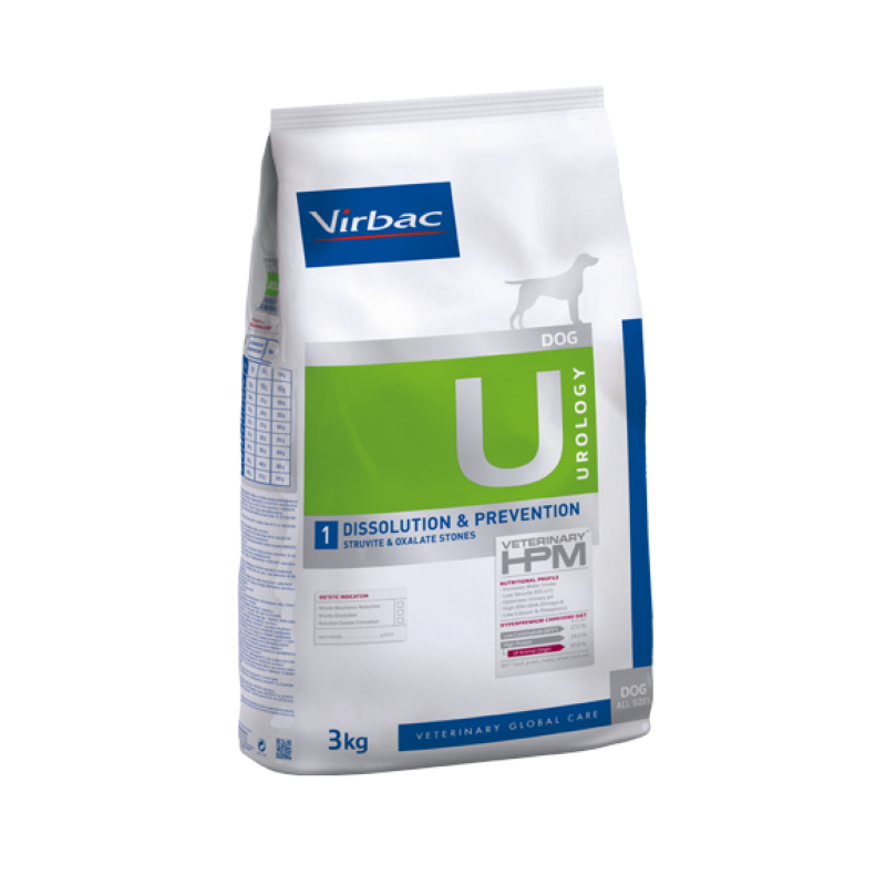 Virbac HPM U1 Dog Urology Dissolution & Prevention 12kg