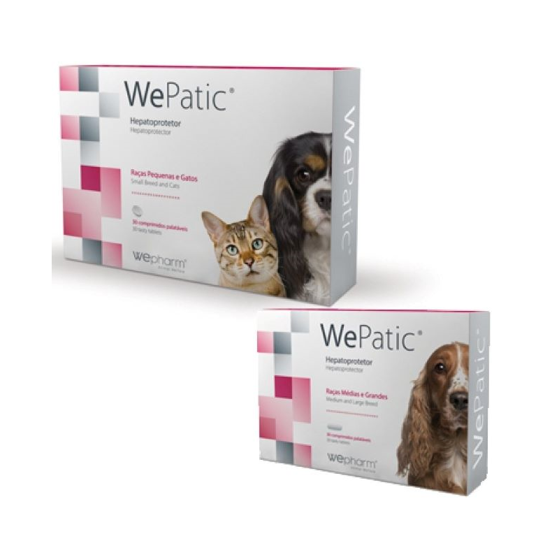 WePatic Raça Pequena e Gatos 30 comprimidos