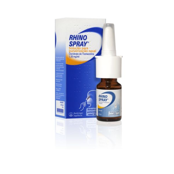 Rhinospray, 1,18 mg/mL-10mL x 1 solução pulverização nasal