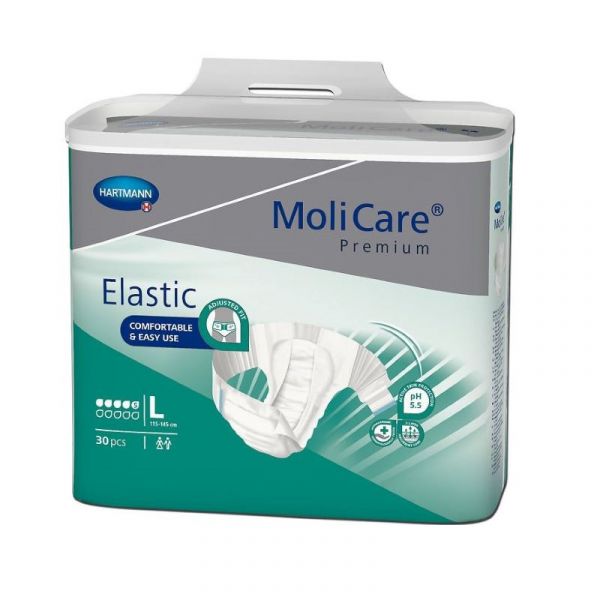 Molicare Premium Elastic 5 Gotas Tam L x30 Unidades