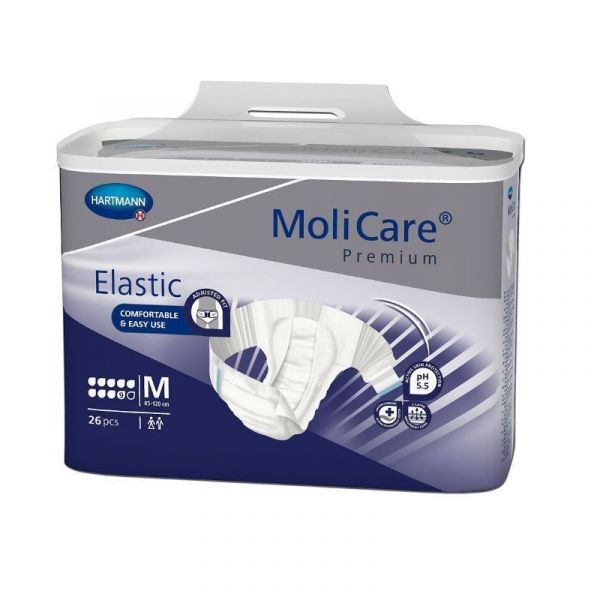 Molicare Premium Elastic 9 Gotas Tam M x26 Unidades