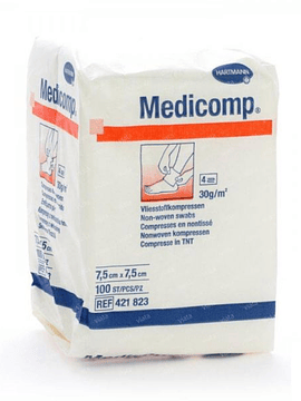 Hartmann Medicomp Compressas 7,5x7,5cm 100 Unidades