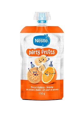 Nestlé Party Fruits Bolacha Pacotinho 110g