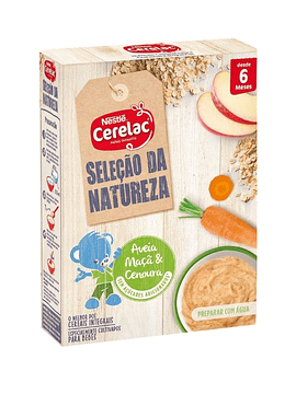 Cerelac Seleção da Natureza Aveia Maçã Cenoura Láctea 6m+ 240g