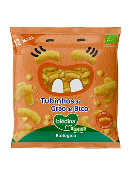 Bledina Snack Biológico Tubinhos De Grão De Bico 20g