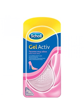 Scholl Gelactiv Palmilhas Gel Sapato Tacão Alto x2