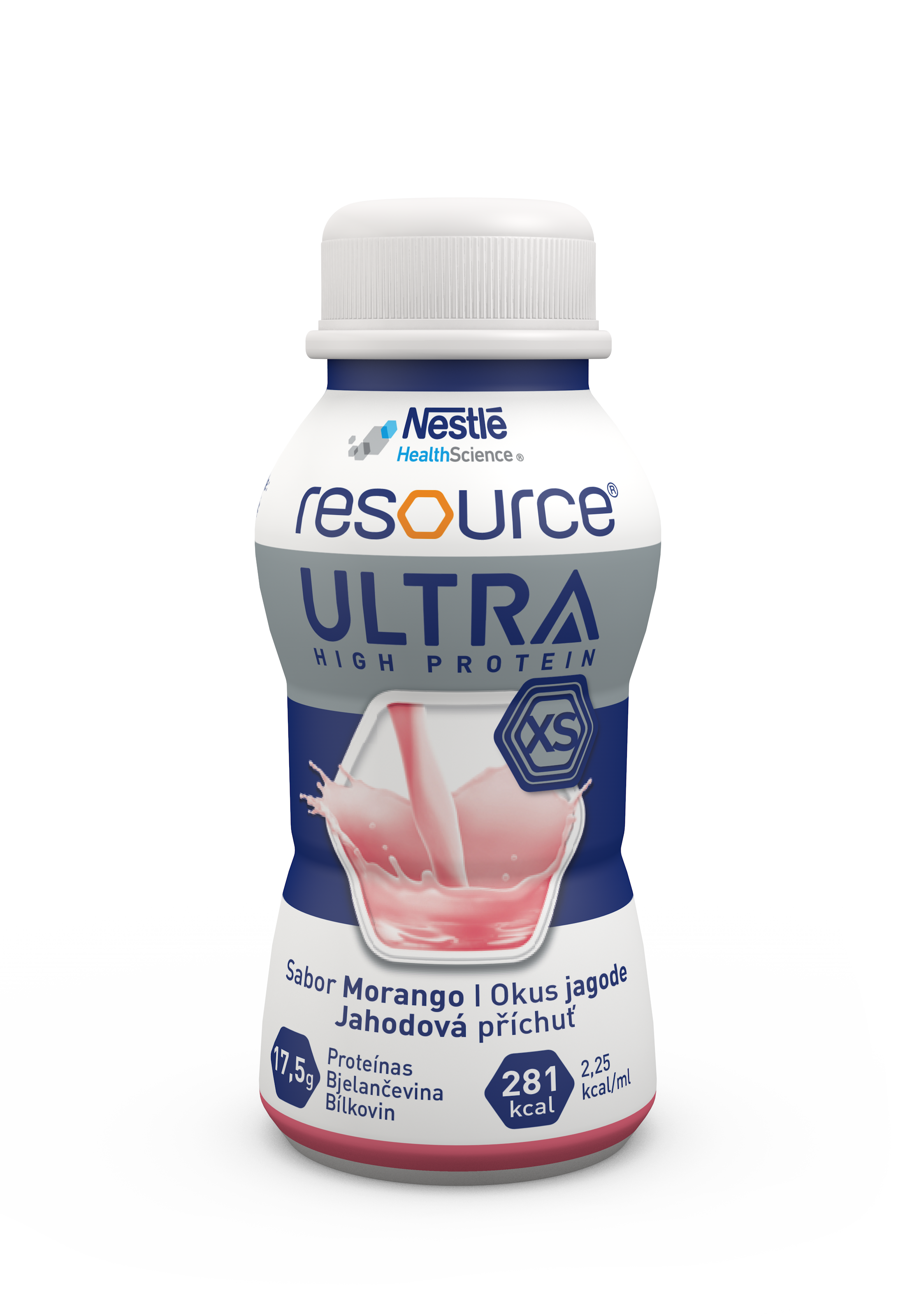 Nestlé Resource Ultra High Protein Morango Solução Oral  4x 125ml
