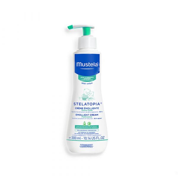 Mustela Bebé Stelatopia Creme Emoliente Pele Atópica 300ml