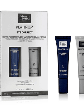 MartiDerm Platinum Eye Correct Pack Day Cream 10ml + Night Cream 10ml