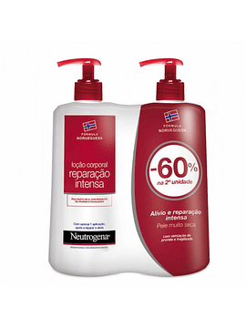 Neutrogena Duo Loção Reparação Intensa Pele Seca 2x750ml