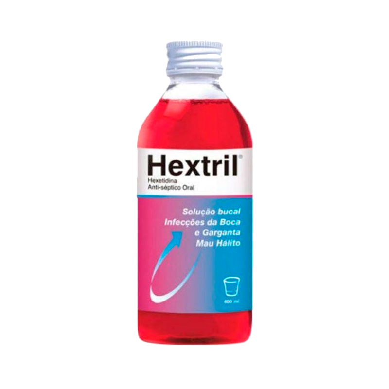 Hextril 1mg/mL Solução Bucal Hexetidina 400ml