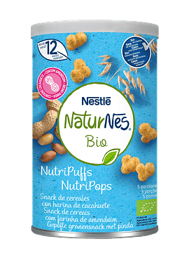  Naturnes Bio NutriPuffs Amendoim 12M+ 35g