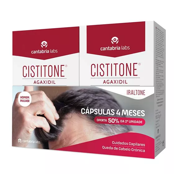 Cistitone Agaxidil 4 Meses 2x 60 Cápsulas