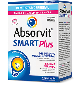 Absorvit Smart Mental 30 Cápsulas