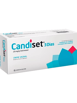 Candiset 3 Dias 20mg/g Bisnaga Creme Vaginal 20g