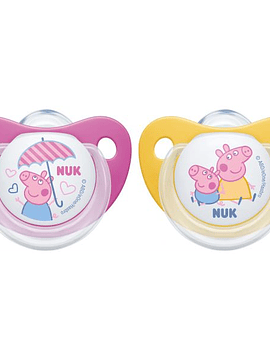 Nuk My First Peppa Pig Chupeta 2 Unidade(s) 6M-18M Silicone + Caixa de Esterilização