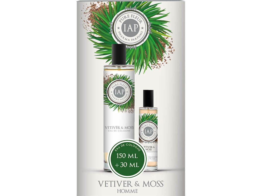  Iap Pharma Coffret Pure Fleur Vetiver&Moss Homme 150ml+30ml
